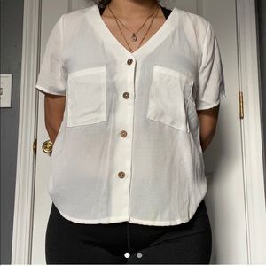 White button down shirt